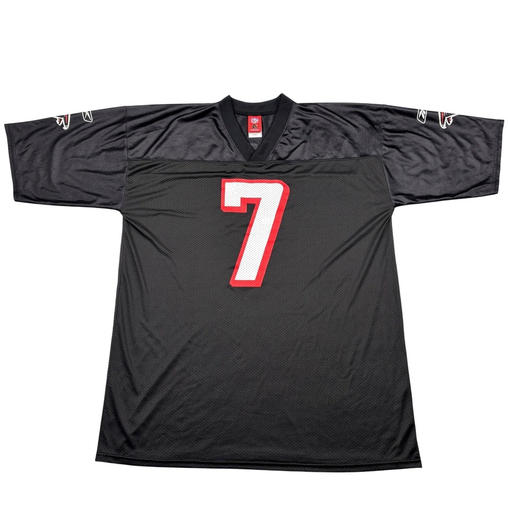 Reebok Jersey Mens XL Black Michael Vick 7 Atlanta Falcons NFL Football Mesh VTG